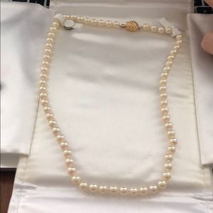 20” Authentic Pearl Necklace